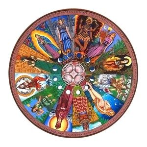 Religion wheel Wooden Puzzle - Size S